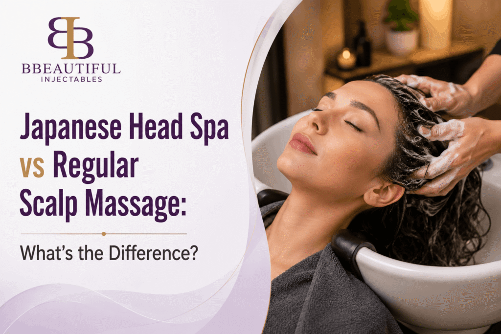 Japanese head spa treatment in Murfreesboro, TN with scalp cleansing, massage, hydration, and relaxation for healthier hair.