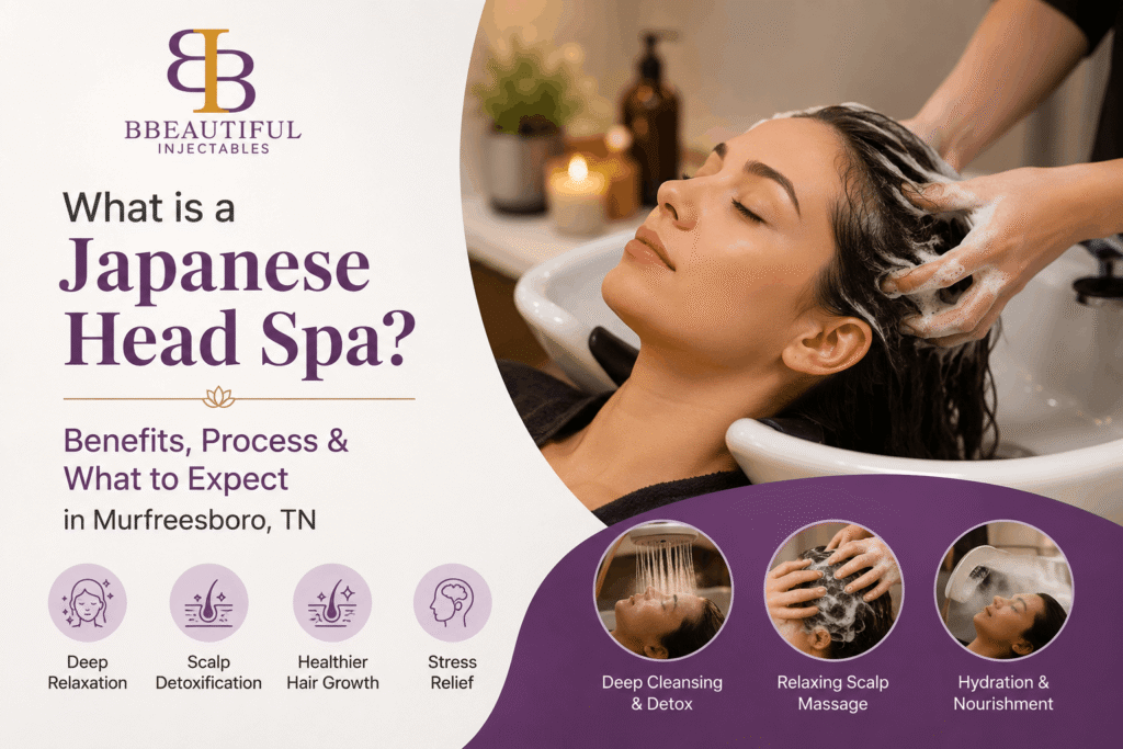 Japanese Head Spa Benefits, Process & What to Expect in Murfreesboro, TN