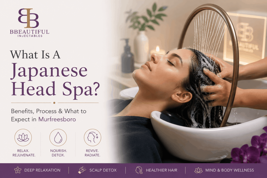 Japanese Head Spa scalp treatment in Murfreesboro